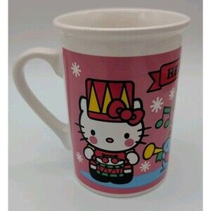 Sanrio Christmas Drummer Presents Hello Kitty Coffee Mug Mouse